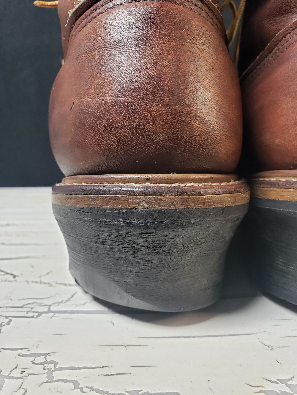 Red Wing 'Non-Steel Toe' Vintage Logger Boots, style 618 - Men's size 12 D - Picture 7 of 16